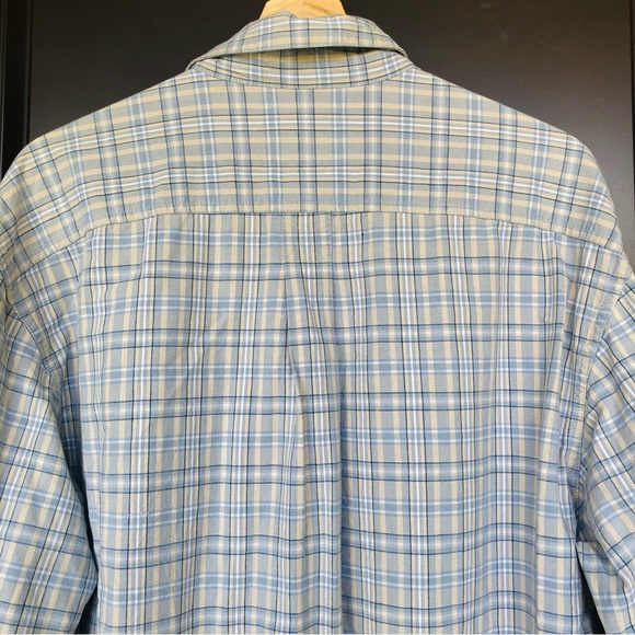 EDDIE BAUER Men’s Woven Plaid Checked Cotton Casual Button Up Shirt Size Medium - Picture 5 of 13